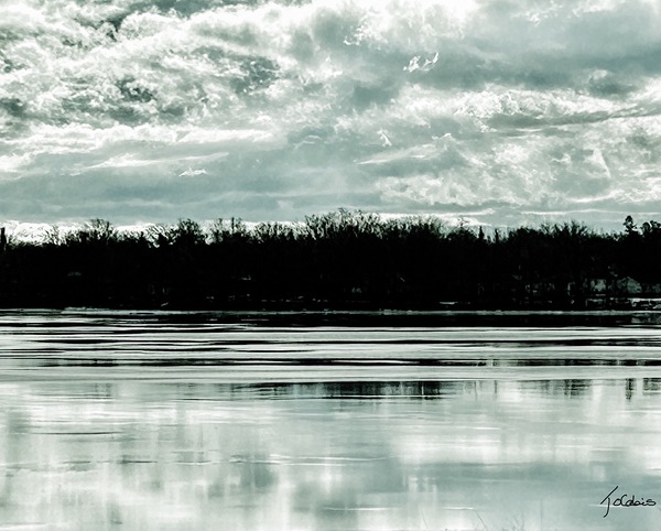Entre ciel et eau Print