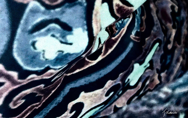 Arabesque bleu  Print