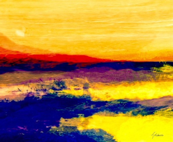 Vallee rouge  Print