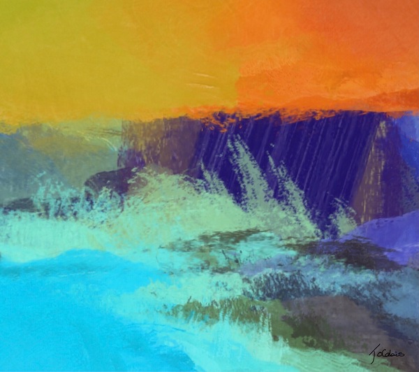 La digue  Print