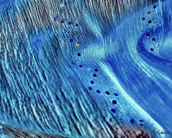 Strass bleu  Print