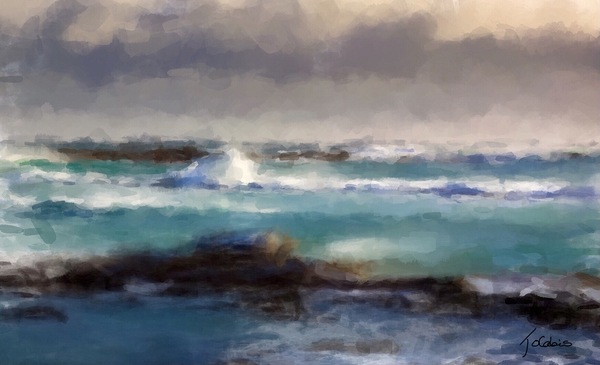 Les vagues  Print