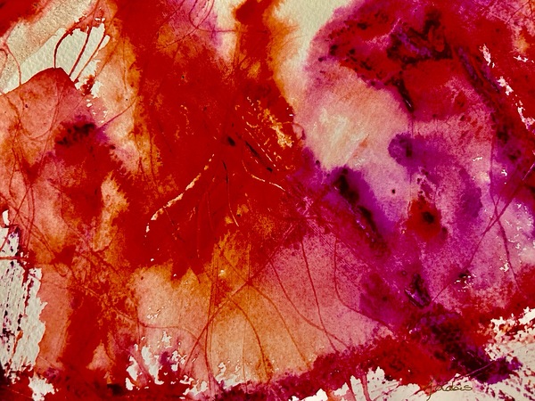 Fils rouges Print