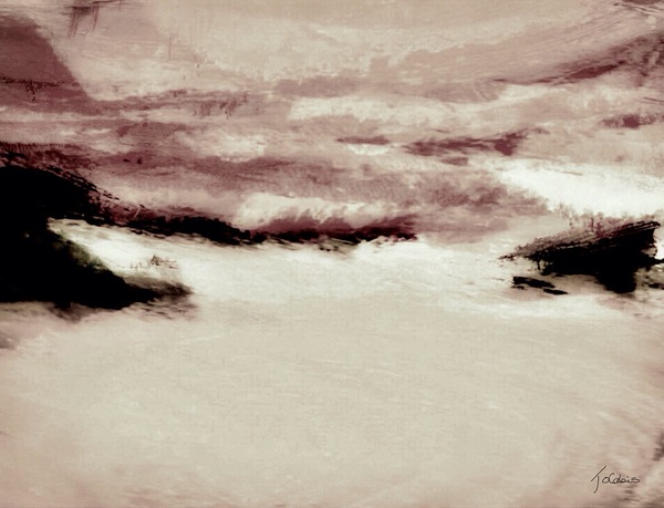 Hiver gris  Print