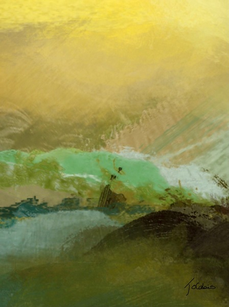 Riviere verte Print