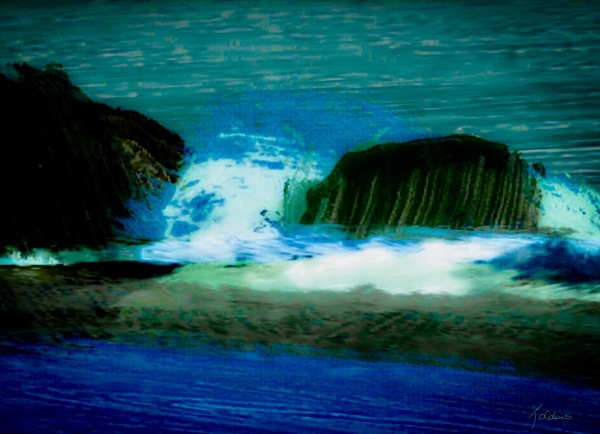 Mer agitee  Print