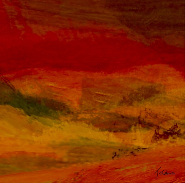 Ciel rouge  Print