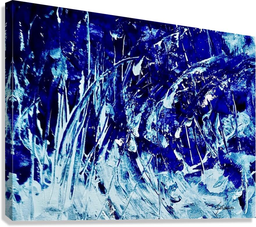 Les flots Canvas Print