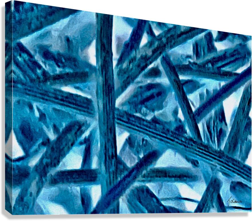Chevauchement  Canvas Print