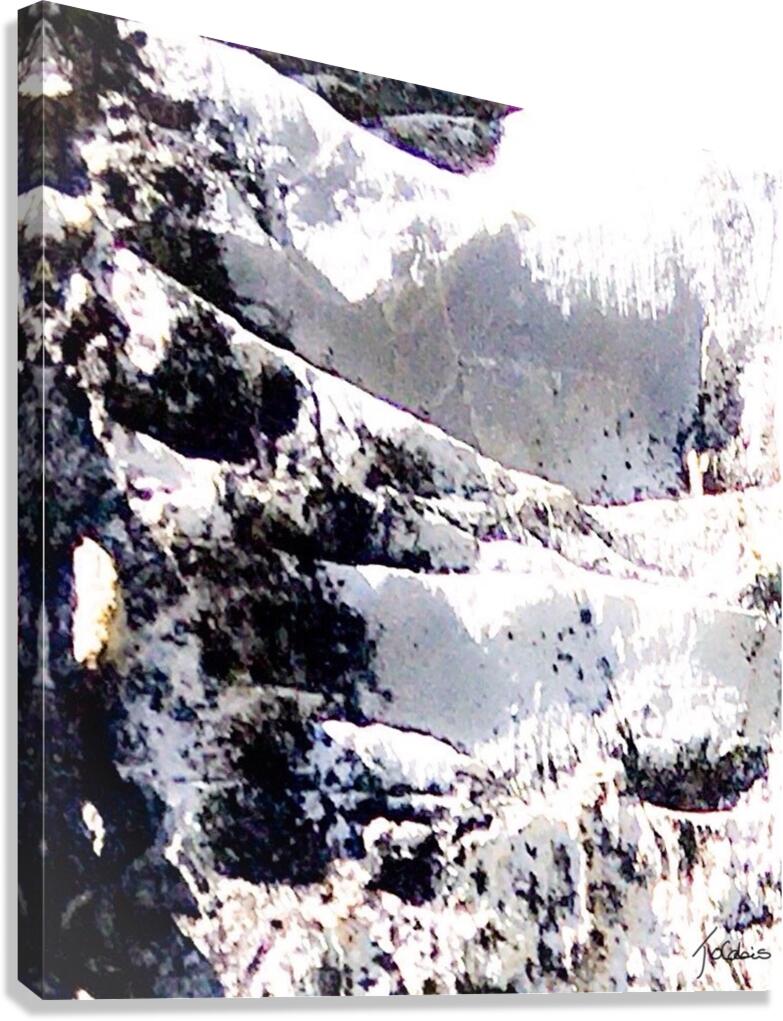 L’escalade  Canvas Print