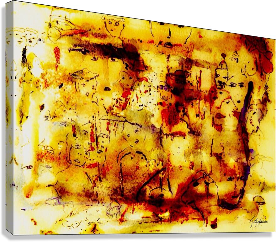 Rencontres Canvas Print