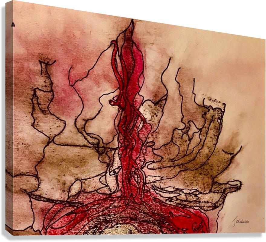 La flamme  Canvas Print