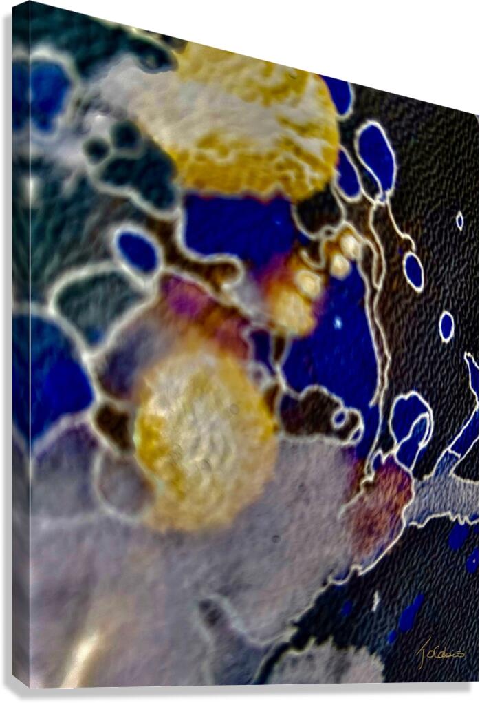Courbes Canvas Print