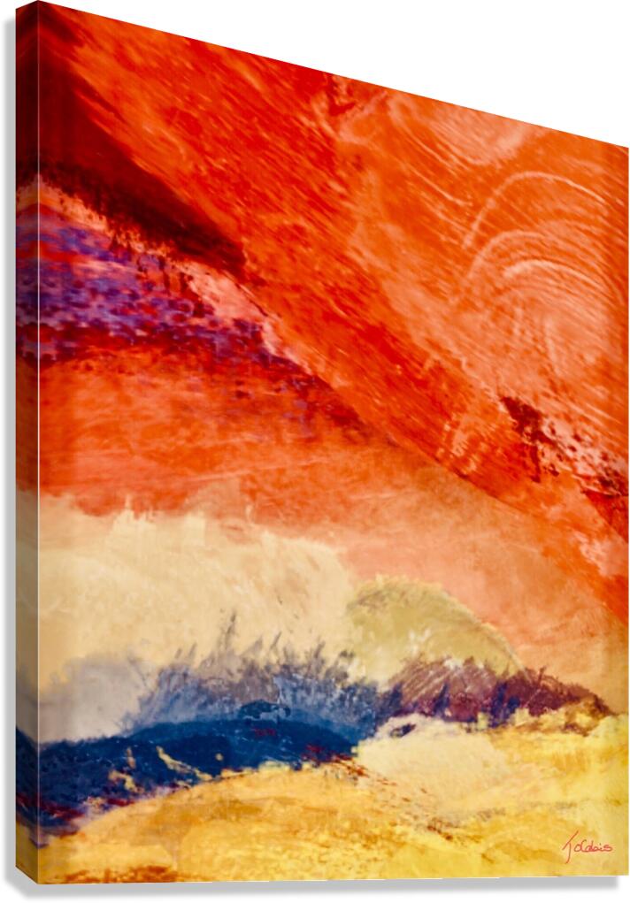 Ciel orange  Canvas Print