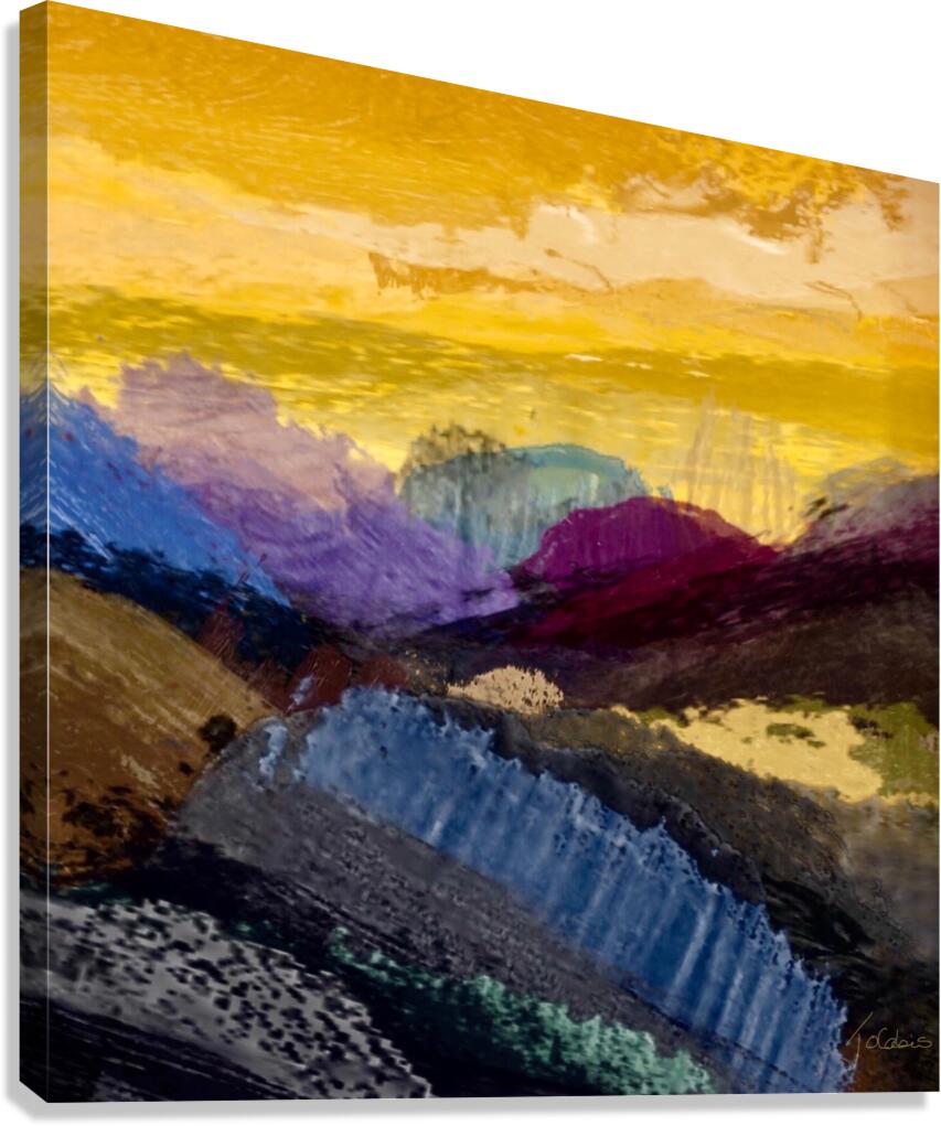 Terre aride Canvas Print