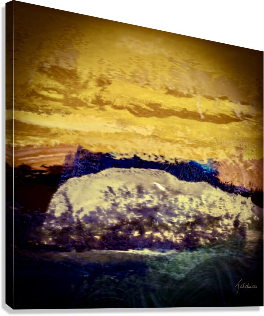 Le rocher  Canvas Print
