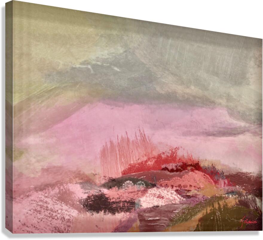 Cime enneigee Canvas Print