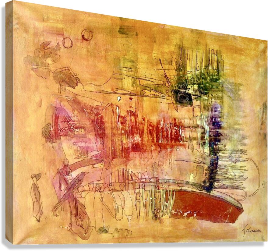 File d’attente  Canvas Print