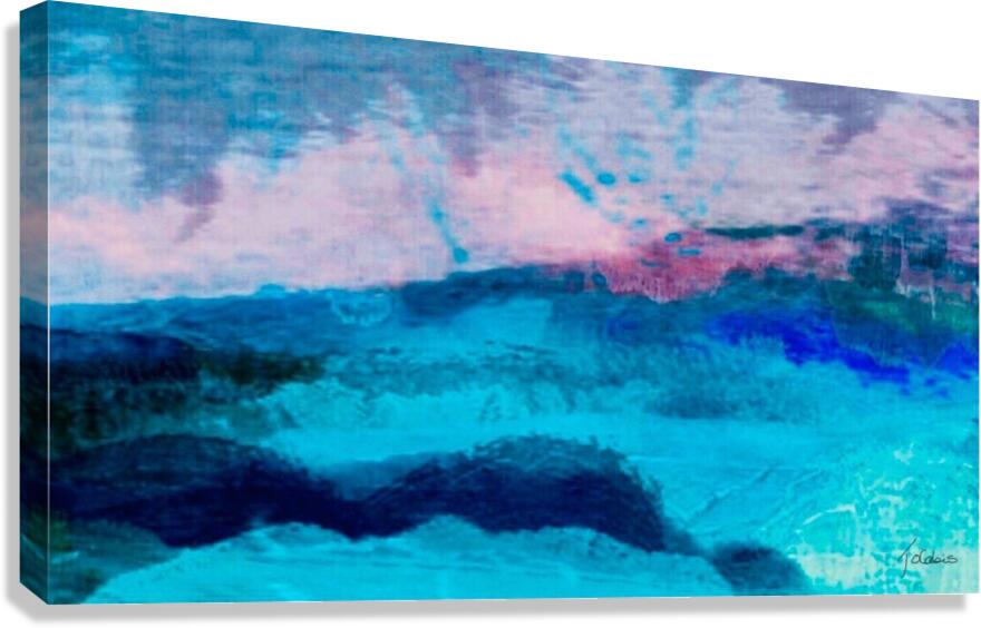 Bleu bleu Canvas Print