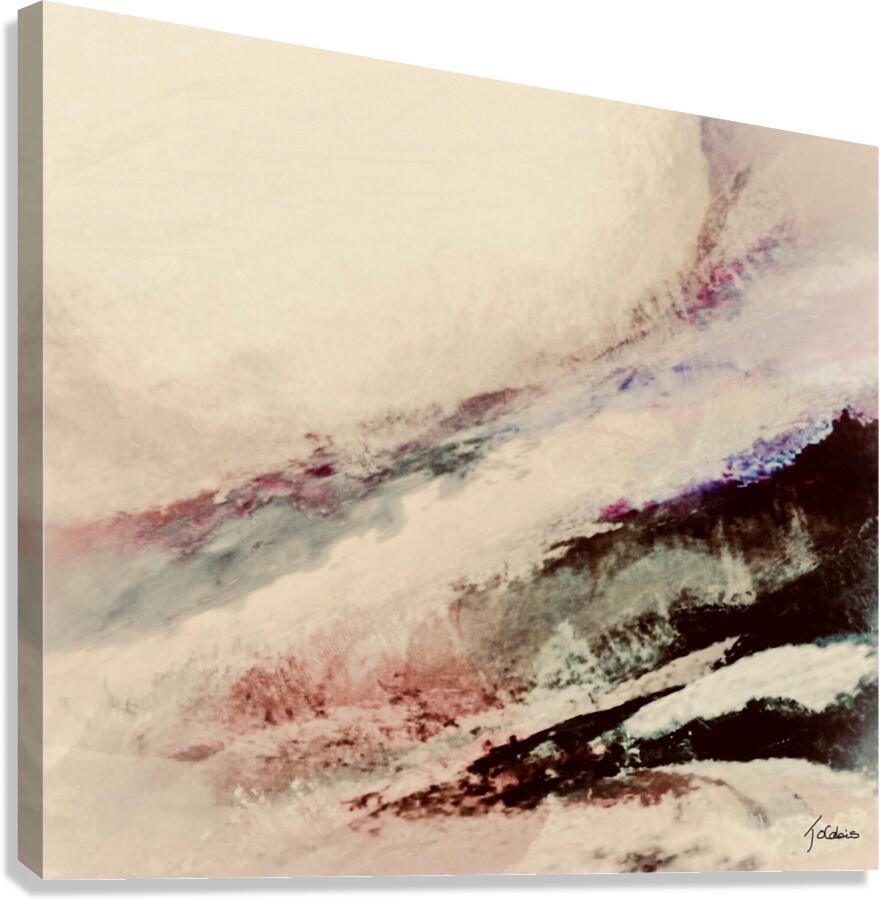 La pente Canvas Print