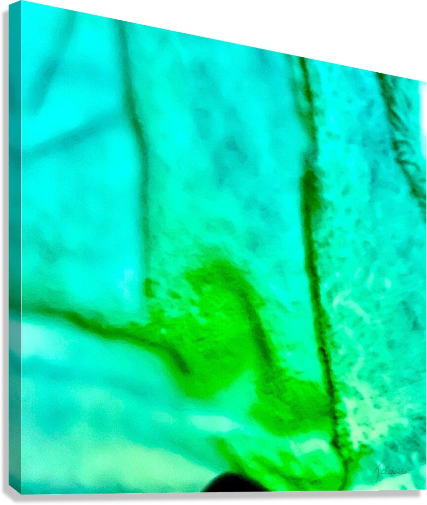 Vert acide Canvas Print