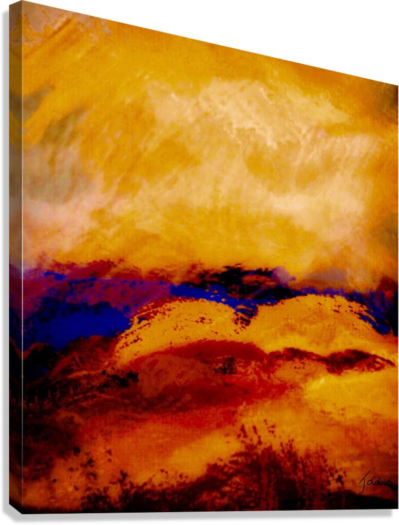 Terre chaude Canvas Print