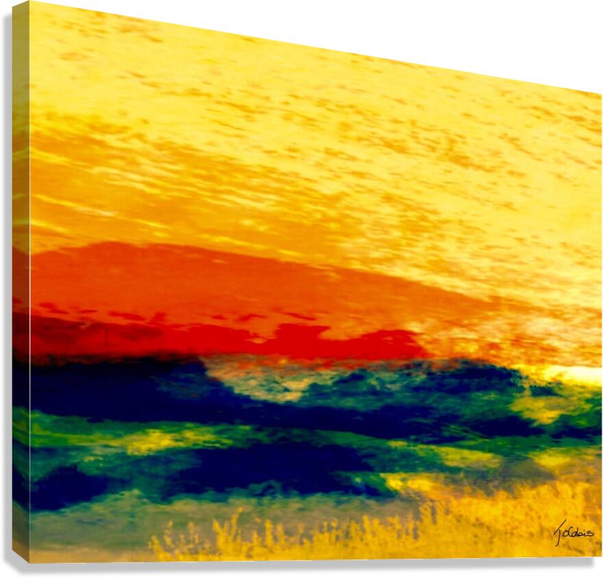 La baie Canvas Print