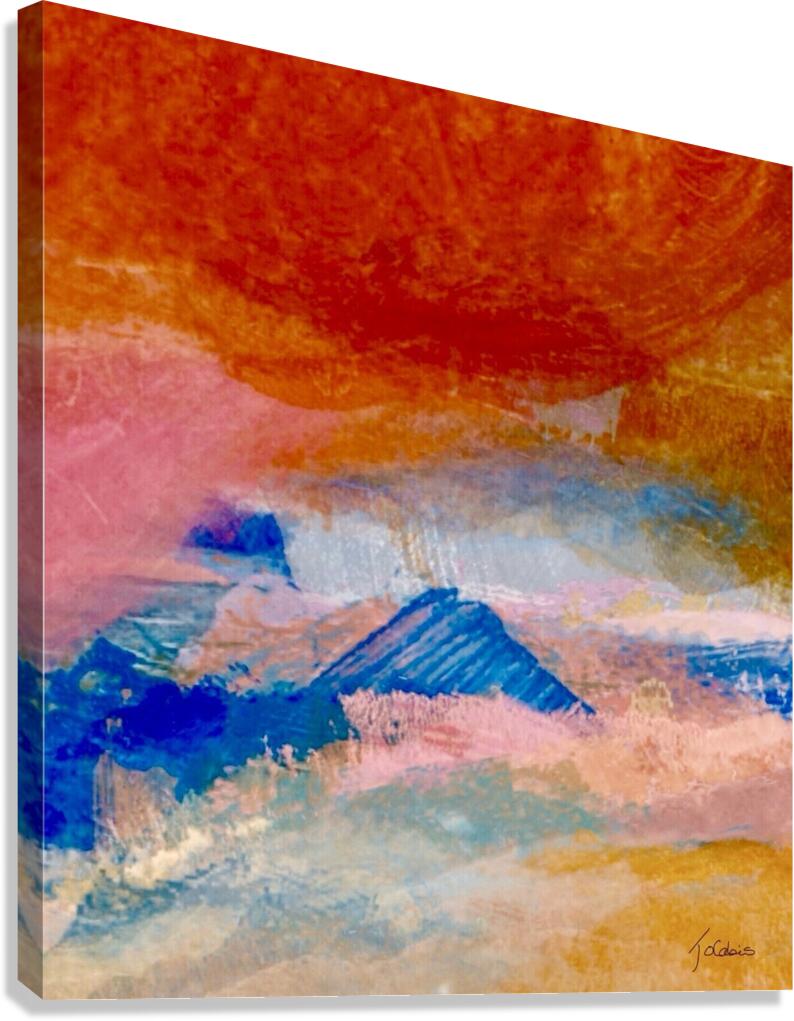 Ciel orange  Canvas Print