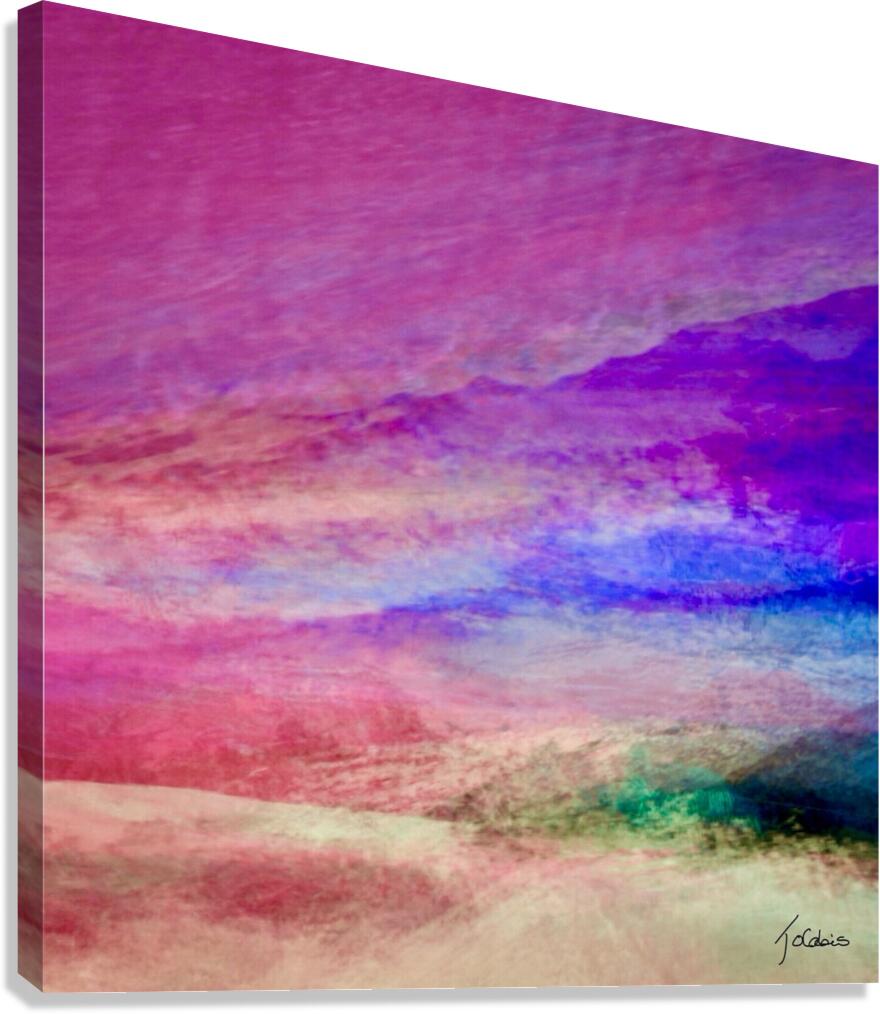 Champ fleuri  Canvas Print