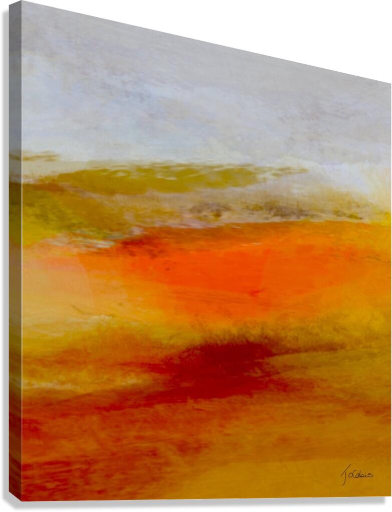 Champ fleuri  Canvas Print