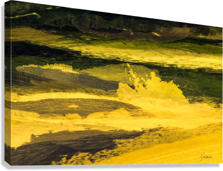 Mer jaune  Canvas Print