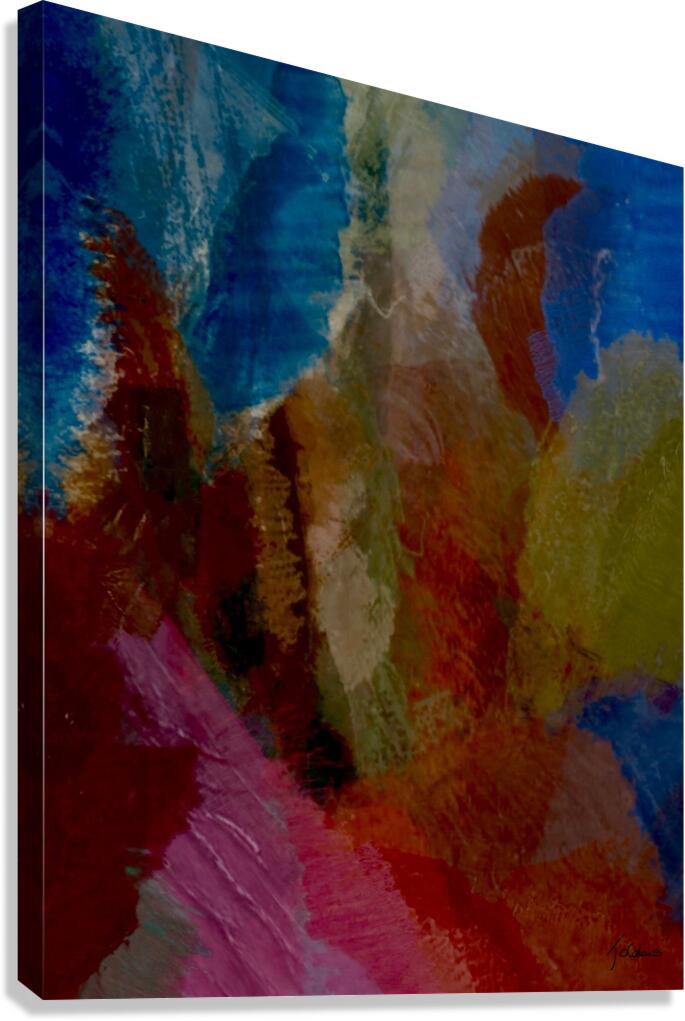Abstraction verticale  Canvas Print