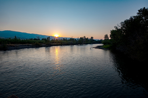 Sunrise on the Boise River