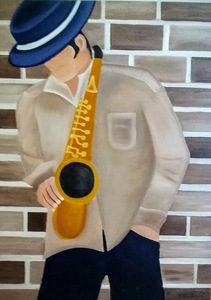 Joueur de saxophone