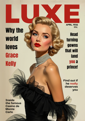 Grace Kelly Cover Art Print