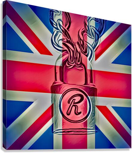 Sid Vicious Union Jack Canvas Print