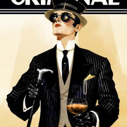 Criminal Cognac Art Deco Print