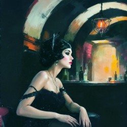 Prohibition Speakeasy Art Print