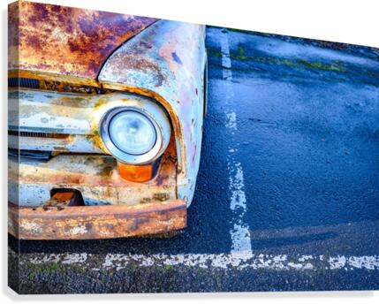 Retro Rusty Canvas Print