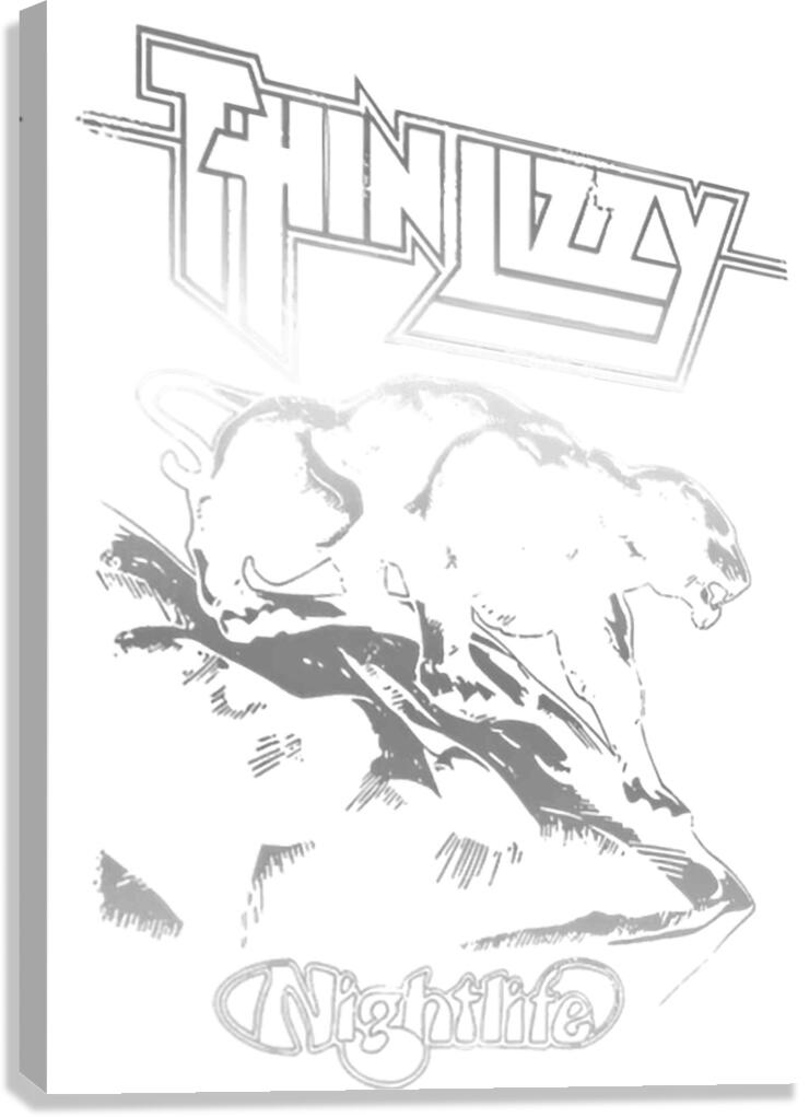Thin Lizzy 45 Canvas Print