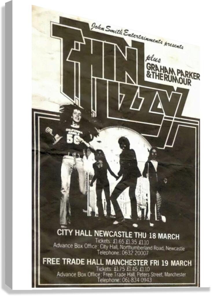 Thin Lizzy 6 Canvas Print