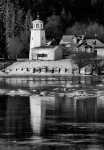 Homer Light House by Dave Veith