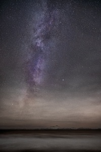 Milky Way over Cook Inlet by Dave Veith