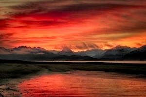 Kachemak Sunrise by Dave Veith