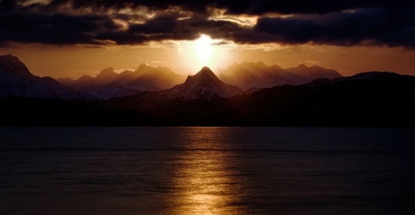 Moonrise over China Poot Peak Print
