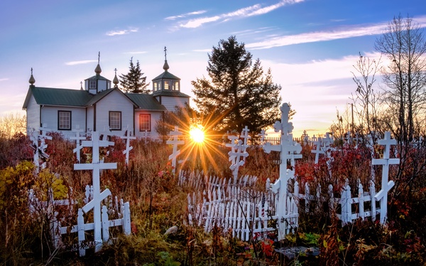 Orthodox Church Sunstar  Print