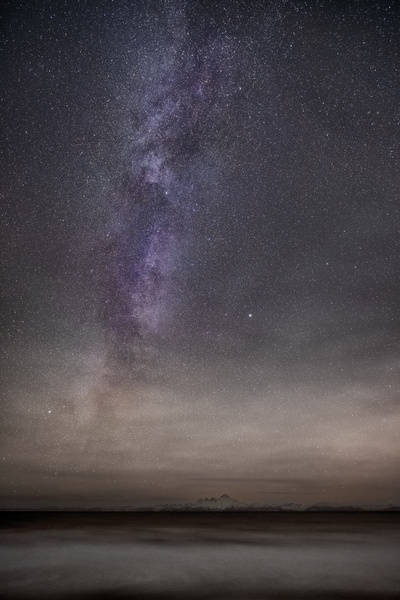 Milky Way over Cook Inlet Print