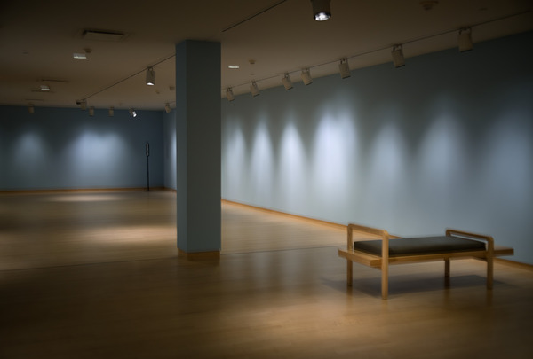 Blue Room with Bench - ICM - Phoenix Art Museum by Kathleen Reed