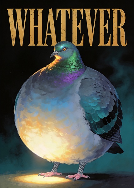 Whatever Pigeon Print