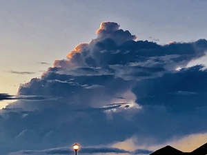 Cloud with hole